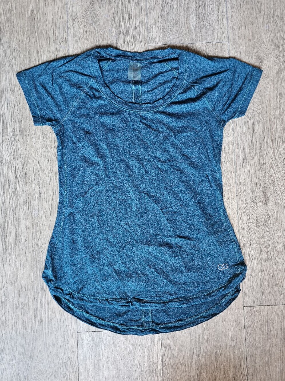 CALIA by Carrie Underwood Teal Short Sleeve Crew Neck Tee